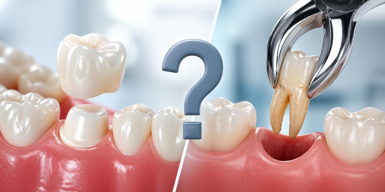 Crown or Extraction: How Dentists Decide What a Tooth Needs